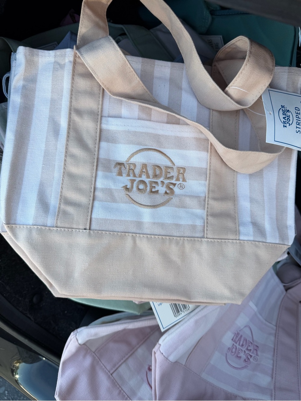 Trader Joe's Striped Tote